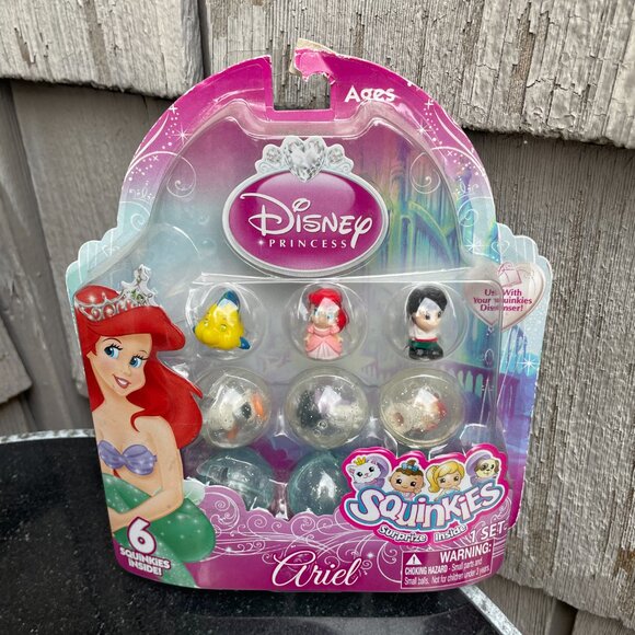 Little Mermaid Lot Sparkling Princess Doll Squinkies & Vintage Coffee Cup 1988 - Picture 4 of 9